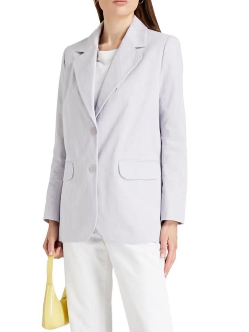 ba&sh Light Grey Oversized Blazer